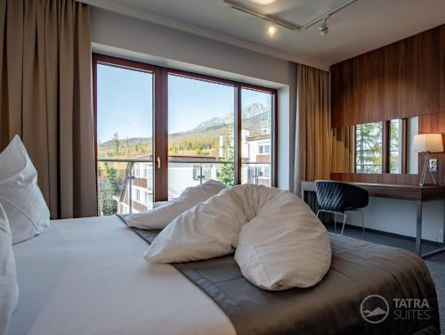 Posezení v ubytování TATRA SUITES Luxury Studio A305