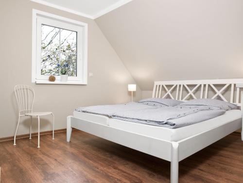 Postel nebo postele na pokoji v ubytování Haus LUV