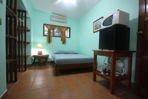 Tempat tidur dalam kamar di Nosara Paradise Rentals