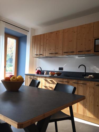 Kuchyň nebo kuchyňský kout v ubytování Casa Dalsass
