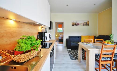 Kuchnia lub aneks kuchenny w obiekcie Plaża Apartament