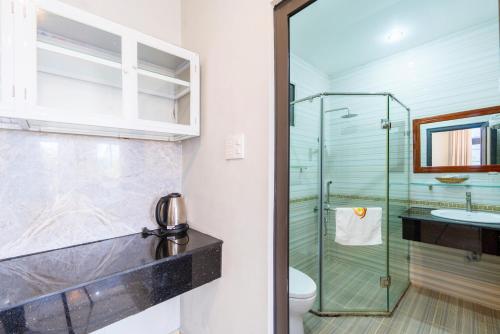 Quynh Mai Resort tesisinde bir banyo