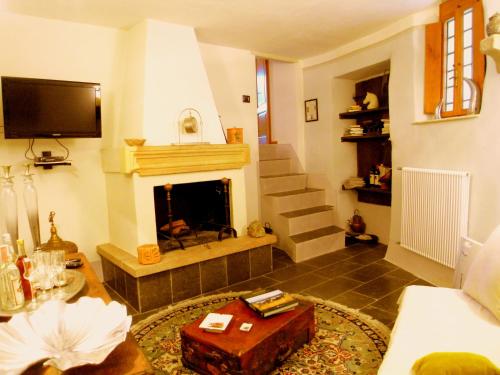 Χώρος καθιστικού στο Guest House il Borgo di Sempronio