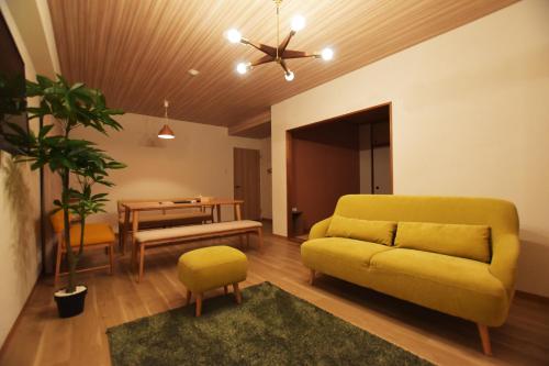 Χώρος καθιστικού στο Randor Residence Tokyo Suites