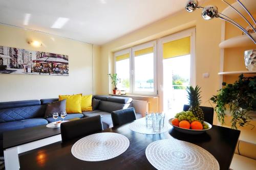Część wypoczynkowa w obiekcie Plaża Apartament