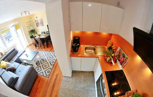 Kuchnia lub aneks kuchenny w obiekcie Plaża Apartament