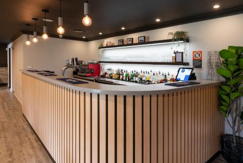 El lounge o bar de Zig Zag Motel & Apartments