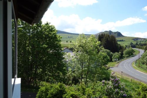 a view of a road from a house at Gîte La Camarine - Les Estables - 8 places in Les Estables