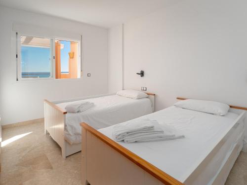 Posteľ alebo postele v izbe v ubytovaní 2163-Amazing penthouse, 2 terraces sea-golf view