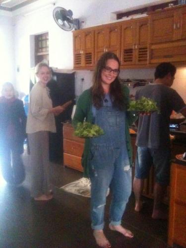 Oaspeți care stau la Hai Dang Homestay