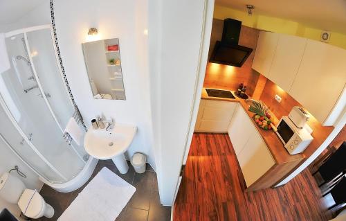 Łazienka w obiekcie Plaża Apartament