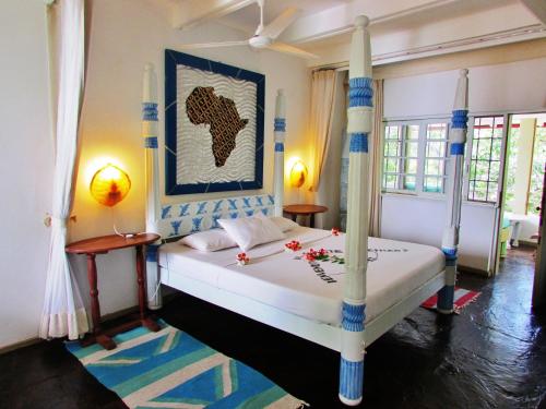 Cama o camas de una habitación en White Elephant Sea Lodge