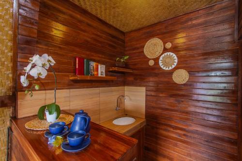 Ett badrum på Mailaku House