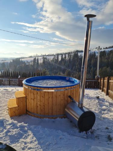 冬のWidokowa Chataの様子