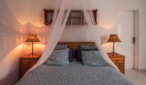 Cama o camas de una habitación en Secret Chill Villa