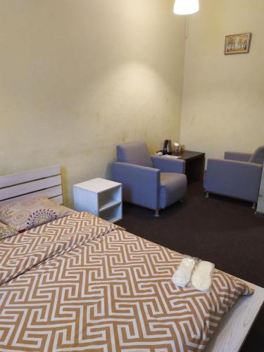 Ένα ή περισσότερα κρεβάτια σε δωμάτιο στο Mini Hotel na Gasheka