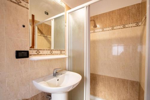 Koupelna v ubytování B&B Colorful Suite Yard