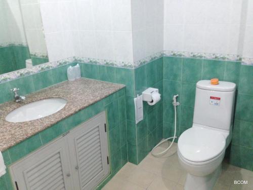 Kylpyhuone majoituspaikassa PTK Residence