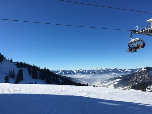 Alpenchalet Iseler v zimě