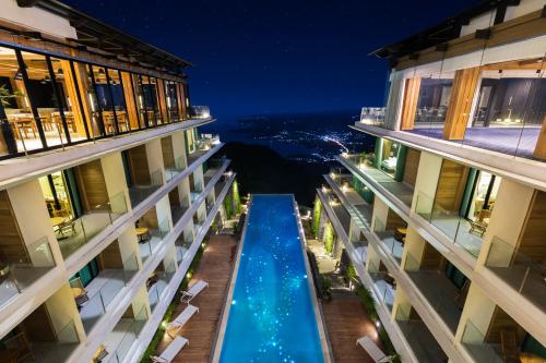 Bazén v ubytování Escala Tagaytay nebo v jeho okolí