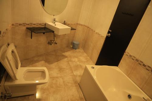 Koupelna v ubytování Hotel Pratap Heritage