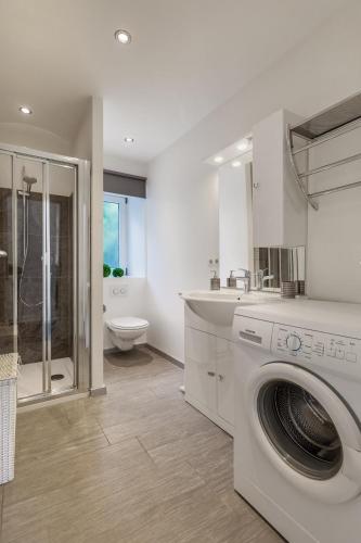 Ένα μπάνιο στο Apartment Viktoria