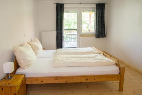 Katil atau katil-katil dalam bilik di Familienferienhof Stabauer