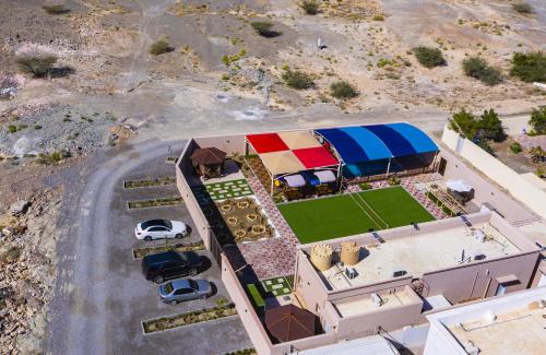 Letecký snímek ubytování Al Massah Hostel إستراحة الماسة