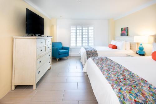 Caravelle Hotel St Croixにあるベッド