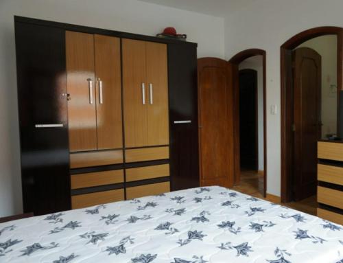 Ένα ή περισσότερα κρεβάτια σε δωμάτιο στο Apartamento Áureo Guenaga