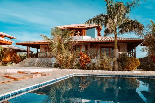 Πισίνα στο ή κοντά στο Villa Annapurna