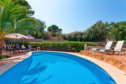 The swimming pool at or close to Can Minu