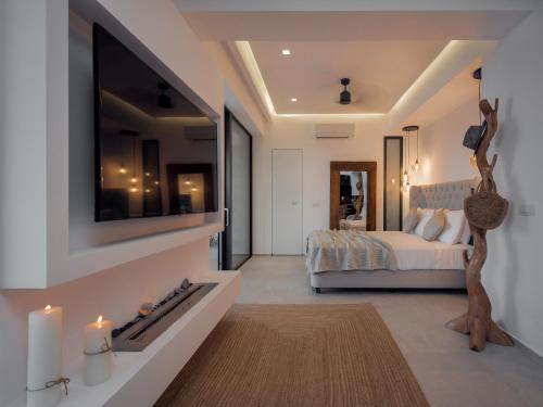 Postel nebo postele na pokoji v ubytování Horizon Luxury Suite