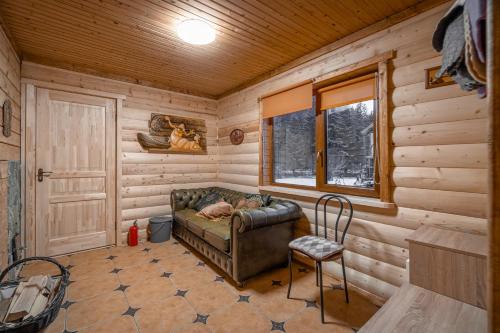 Posezení v ubytování Villa Ladna Tatariv Bukovel