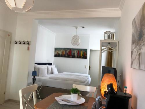 Postel nebo postele na pokoji v ubytování Aparthotel Stibbe