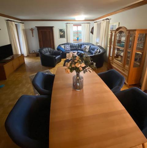 Ruang duduk di Landhaus in Pförring