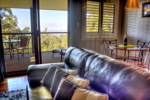 Zona de estar de Cabins @ The View