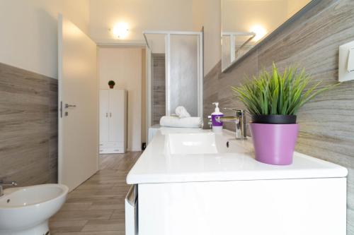 Koupelna v ubytování Le casette di Laura - Affitti Brevi Italia