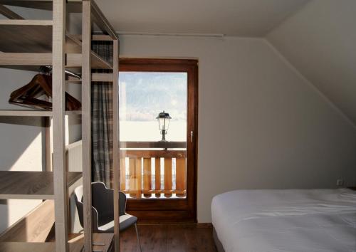 Postel nebo postele na pokoji v ubytování Hotel Speiereck