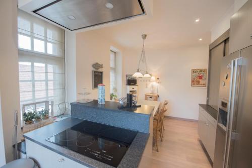 Η κουζίνα ή μικρή κουζίνα στο Appartementen Villa La Palette