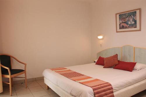 Cama o camas de una habitación en Azureva Fouras