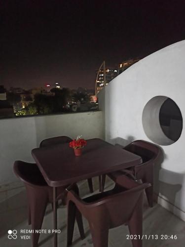 Un balcón o terraza en Dormitory
