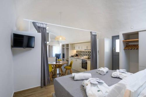 Postel nebo postele na pokoji v ubytování Casa Tholari Al Mare