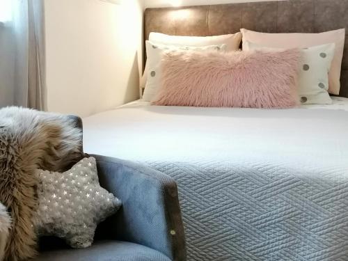 Cama o camas de una habitación en Apartments Iris