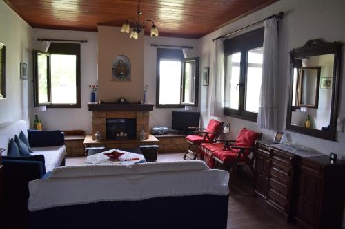Posezení v ubytování Konaki Guesthouse