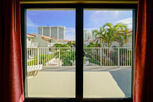 a view of a balcony from a window at Ventura at Boca Raton in Boca Raton