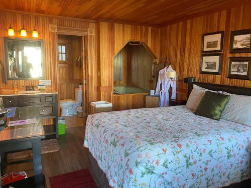 Katil atau katil-katil dalam bilik di Whistling Winds Motel