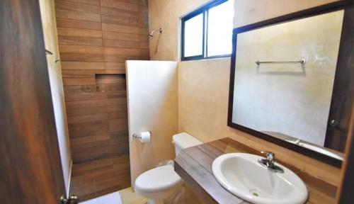 Koupelna v ubytování Hotel Tuul