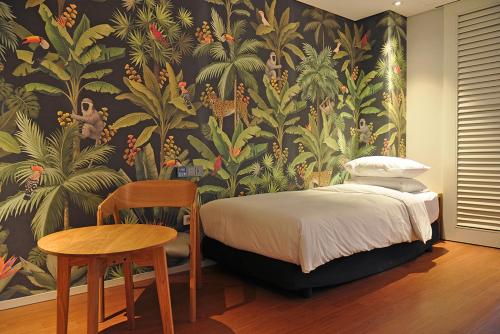 Postel nebo postele na pokoji v ubytování Hotel Park Habio