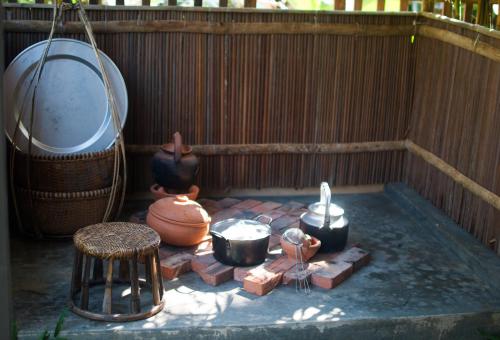 Equipo para parrilladas disponible en el resort